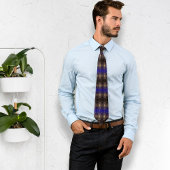 Cravate L'art floral pétillant dans le ciel clair de la nu