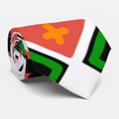 Cravate L'art populaire ukrainien inspiré (Roulé)