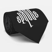 Cravate L'as des pique (Roulé)