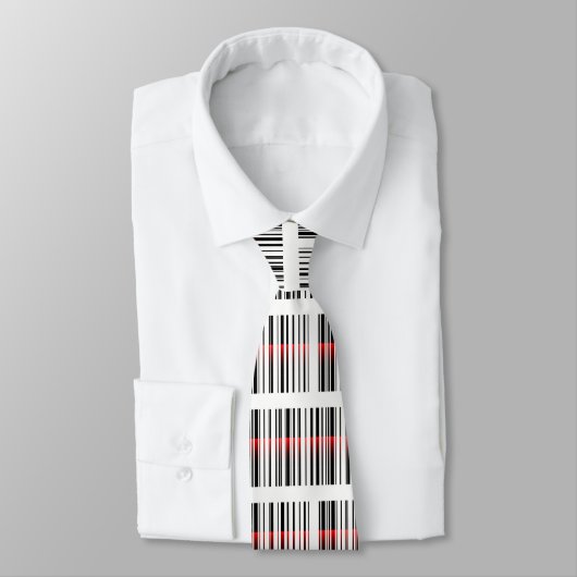 Cravate Laser rouge et conception de code barre (Attaché)
