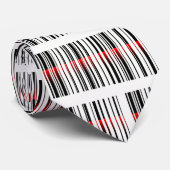 Cravate Laser rouge et conception de code barre (Roulé)