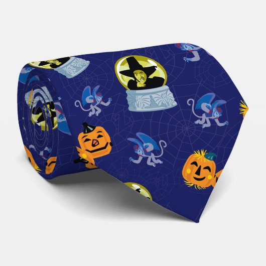 Cravate L'Assistant D'Oz™ | Motif de la sorcière d'Hallowe (Roulé)