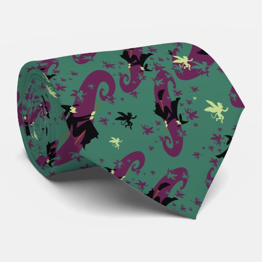 Cravate L'Assistant D'Oz™ | Motif Wicked Witch™ (Roulé)