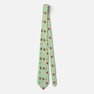 Cravate Last-Minute Gift Alert: Festive Goat Pattern Tie