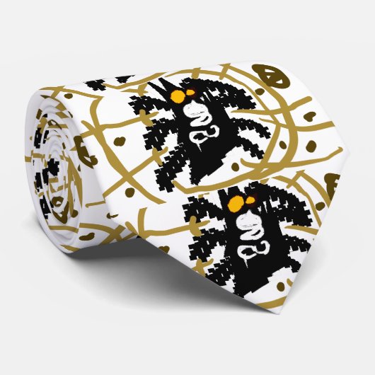 Cravate latte de l'araignée (Roulé)