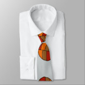 Cravate L'automne laisse le Motif Feuille rouge sur n'impo (Attaché)