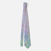 Cravate Lavender Dream Neon Pastel Encre d'alcool Abstrait (Dos)