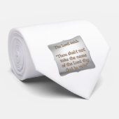 Cravate Le 2e commandement (Roulé)