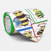 Cravate Le 5" abeille " (Roulé)