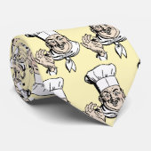 Cravate Le baiser du chef culinaire (Roulé)