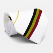 Cravate Le Belge barre le drapeau (Roulé)