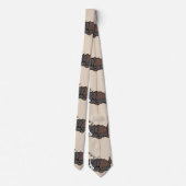 Cravate Le berger australien Dormir ZZZ (Dos)