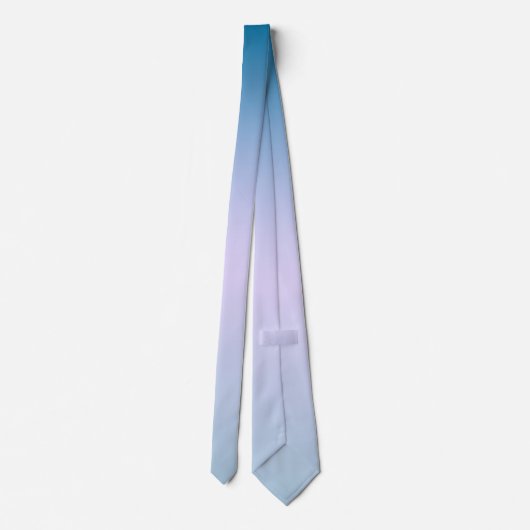 Cravate Le bleu se fanent été pourpre de gradient violet (Dos)