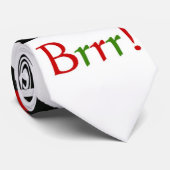 Cravate Le bonhomme de neige (Roulé)