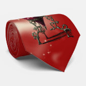 Cravate Le cadeau des hommes exclusifs de concepteur de (Roulé)