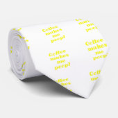 Cravate Le café me fait la dunette (Roulé)