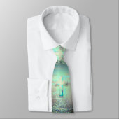 Cravate Le calme arrose la croix baptismale (Attaché)