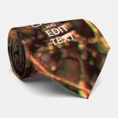 Cravate Le camouflage profond en bois gardent le calme (Roulé)