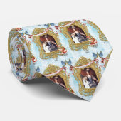 Cravate Le canicule blanc de la reine Marie Antoinette (Roulé)