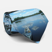 Cravate Le canoë-kayak la frontière arrose v.1 (Roulé)