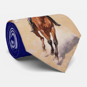 Cravate Le cavalier par Frederic Remington (Roulé)
