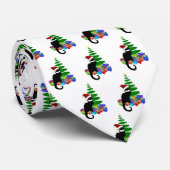 Cravate Le Chat Noir Santa Hat Christmas (Roulé)