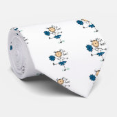 Cravate Le chiffre pom-pom girl de bâton vont des T-shirts (Roulé)