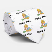 Cravate Le chiot m'alimentent des T-shirts et des cadeaux (Roulé)