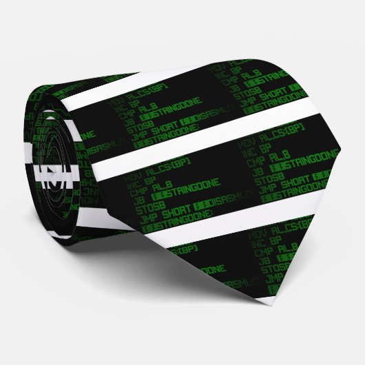 Cravate Le code source a mené 01 (Roulé)