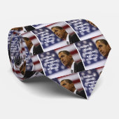 Cravate Le coeur de passion de Barack Obama (Roulé)