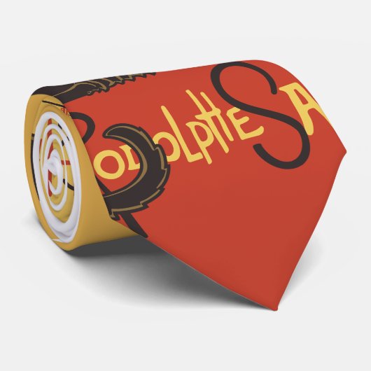 Cravate Le Conversation Noir (Roulé)