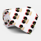 Cravate LE cool NECKTIE REGARDE MAIS NE REGARDE PAS LA CRA (Roulé)