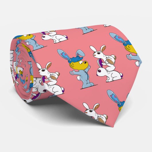 Cravate Le costume lapin de Ferald (Roulé)