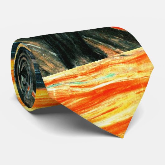 Cravate Le cri perçant par Edvard Munch (Roulé)