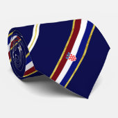 Cravate Le Croate barre le drapeau (Roulé)