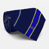 Cravate Le Dakota du Nord barre le drapeau (Roulé)