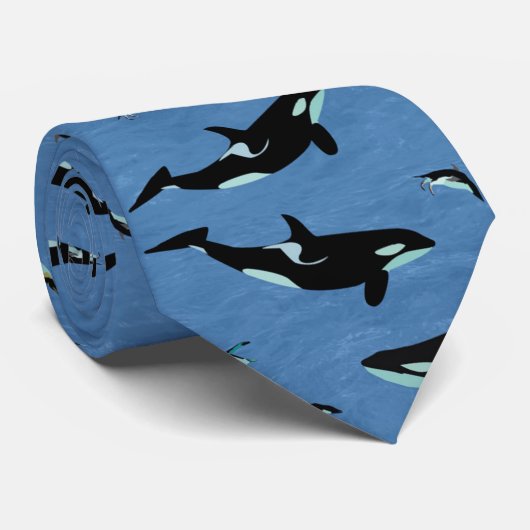 Cravate Le Déjeuner de Whale (Roulé)