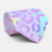 Cravate Le design Iridescente Leopard Series 10 (Roulé)