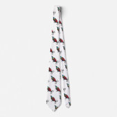 Cravate Le dessin animé oiseau de paradis de Wilson (Devant)