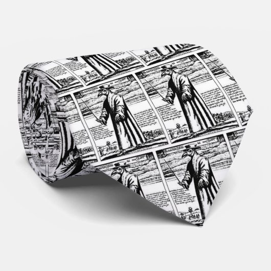 Cravate Le docteur est dedans ! (Roulé)