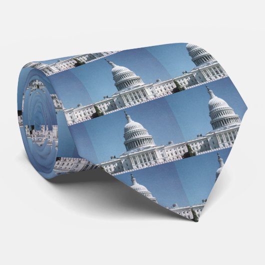 Cravate Le dôme de capitol (Roulé)