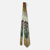 Cravate Le dragon (Dos)