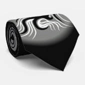 Cravate Le dragon chinois à la toiture de tatouage (Roulé)