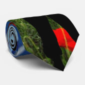 Cravate Le drapeau américain du soldat américain (Roulé)