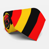 Cravate Le drapeau de l'Allemagne a inspiré le motif (Roulé)