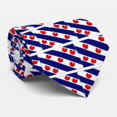 Cravate Le drapeau néerlandais de la Frise (Roulé)