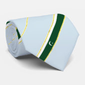 Cravate Le drapeau pakistanais rayé (Roulé)
