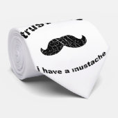 Cravate Le Faites-moi confiance i ont une moustache (Roulé)