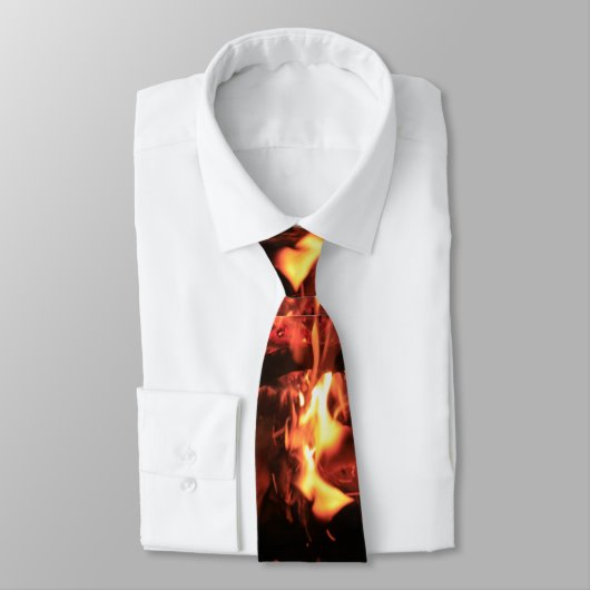 Cravate Le feu (Attaché)