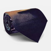 Cravate Le "feu art d'aquarelle de feux d'artifice dans (Roulé)